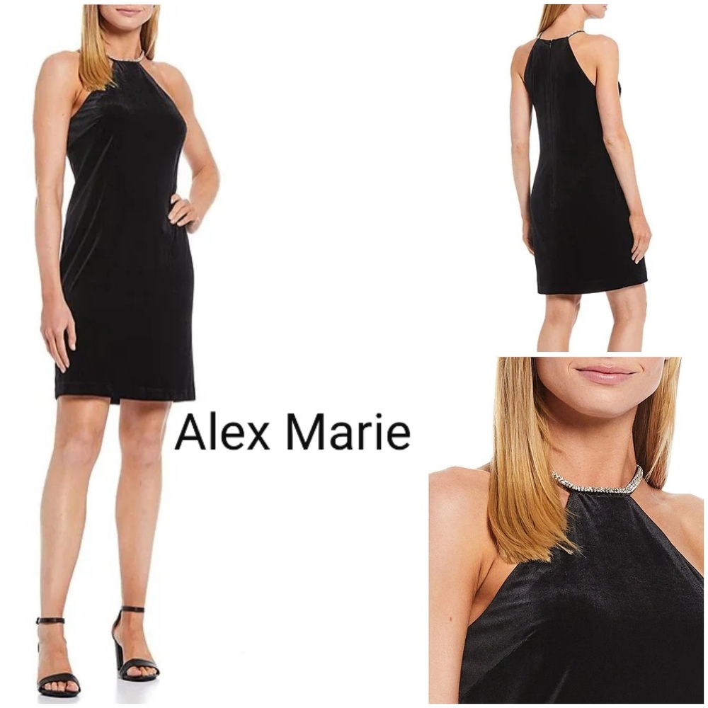 Alex Marie Lara Velvet Glamorous Night Dress